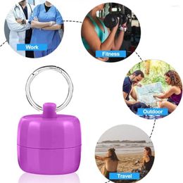 Jewellery Pouches Storage Box Portable Travelling Holder Multi-purpose Keychain With Protective Sponge Compact For Rings