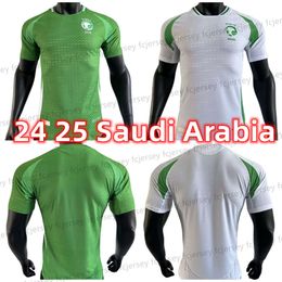 24 25 Saudi Arabia Soccer Jersey FIRAS SALEM SALEH SULTAN BAHEBRI HASSAN ASIRI MUWALLAD ABED KANNO National Team Home Away Football Shirt maillot de foot kits