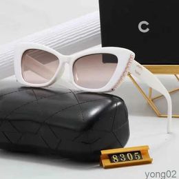 Designer Sunglasses Luxury Glasses Protective Eyewear Purity Cat Eye Design Uv380 Alphabet Design Sunglasses Driving Travel Beach Wear with Original Box 3kg1x