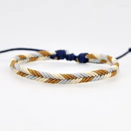 Charm Bracelets BOEYCJR Trendy Braided Rope Bangles & Fashion Jewellery Handmade Colourful Bracelet For Men Or Women