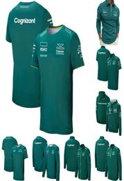 2022 Racing Suit Tshirt 1 Team Tshirts Long Sleeved Men039s QuickDry Jersey Driver Fans Casual Polo Shirts Car Lo3356596