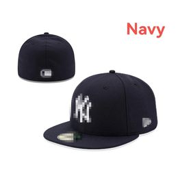 2024Fitted Caps Letter Hip Hop Size Hats Baseball Caps Adult Flat Peak For Men Women Full Closed H2-5.29 F-8