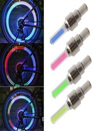 Car Lights 1pairs Multi Colour Led Neon Bike Wheel Tire Light Tyre Valve Dust Cap Core Spoke L For Auto Bicycle Motorcycles3072892