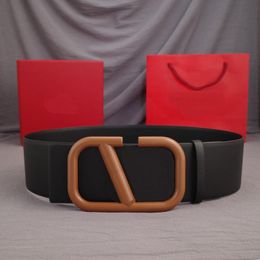 Luxury Designer Womens V Belt Balck Red Brown Three Colours Fashion Ve Brand Women Belts Premium Waistband 95cm 115 Width 7 0cm3045