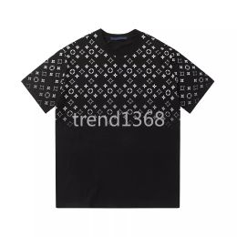 tshirt print Tees short sleeve Top Sell High quality pure cotton trend hoodie Fashion Men Tshirts Clothing Embroidered letters graphic t shirts