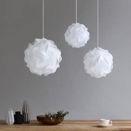 Modern Creative IQ DIY Puzzle Light Nordic Pendant Lamp Shade Decoration Chandelier Hanging Lighting Home Accessories D2.5