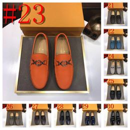 2024 Men Designer Loafers Fashion Designer Mens Shoes Casual Luxury Brand Italian Flats Leather Moccasins Soft Boat Shoes Footwear Handmade Size 38-46