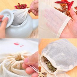 Whole 8x10cm Reusable Nut Almond Milk Strainer Bag Tea Coffee juices Filter Cheese Mesh Cloth254D