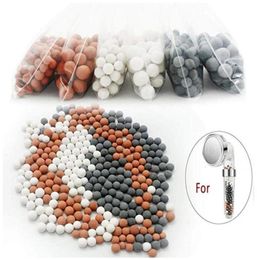 Bath Accessory Set Replacement Mineral Balls Beads Negative Ion Stones Fit For Ionic Philtre Shower Head Bathroom Accessories2081388