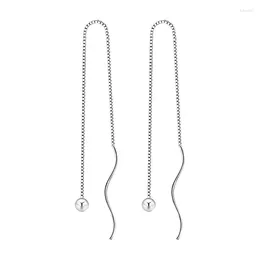 Dangle Earrings Quality Jewellery Simple Twisted Long Tassel Ear Line Beads Drop For Women Gift Oorbellen Brincos
