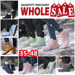 Designer shoes fur sneakers sports Hiking Shoes Ankle Booties High Top Ankle Boots Non-slip Lightweights Soft Mens Woman eur 35-48 comfortable