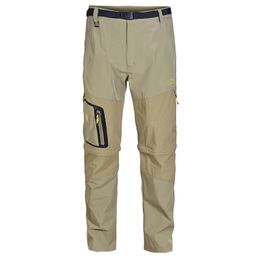 US Men's Oversized Elastic Breathable Two-piece Quick Drying Pants with Multiple Pockets and Detachable Pull-off Pants