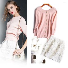 Skirts Brand Top Quality Autumn Womens Jacquard Luxury Embroidery Floral Lace Sweet Ladies Party Mini Spring Nice NS627