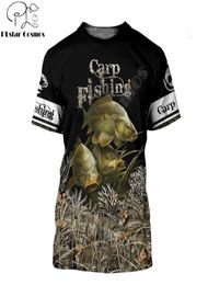 summer Fashion Men t shirt Carp fishing Hunting deer and Bear 3D Printed T shirts Unisex Harajuku shirt Casual tee tops 2103232244510