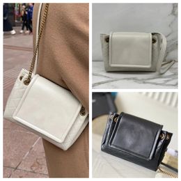 10A Mirror Quality Designer Fashion Mini Nolita designer smooth leather s handbag for woman top golden chain SUZANNE hobo underarm bag work