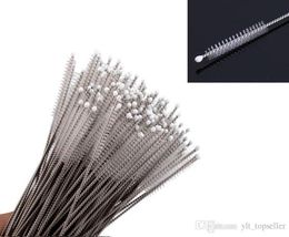 1000pcslot stainless steel wire cleaning brush straws cleaning brush bottles brush 1405032