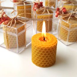 Świeca ślubna Favours, Natural Gift to Wedding, świeca woska pszczelego, przychylność urodzinowa, prezenty rocznicowe, prezenty dla nowożeńców dla gościa