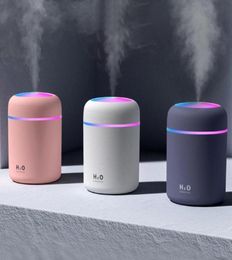 Car Air Freshener Colorful Humidifier Atmosphere Light USB Atomizer Office Desk Cleaning Sprayer7078286