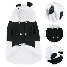 Dog Apparel Pyjamas For Men Panda Pet Clothes Shaped Autumn Winter Costume Clothing White