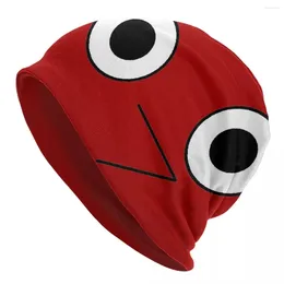 Berets Cute Red Pikmin Face Skullies Beanies Hat Summer Men Women Outdoor Cap Warm Multifunction Bonnet Knitting Hats