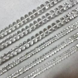 Loose Gemstones Natural White Rock Quartz Crystal Stone Diy Gemstone Beads For Jewelry Making Strand 15 " Wholesale !