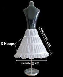 Flower Girls 3Hoop Crinoline Slips Children A Costume Petticoat Underskirt Kid Toddler Baby Girl Skirts6499171