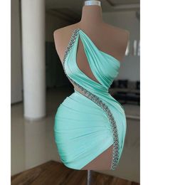 Evening Robe Tail Gowns Short Prom 2024 Strapless Knee Length Formal Hoco Dress Graduation Women Party Gown Custom Made 10 328