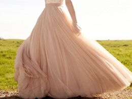 Blush Wedding Petticoats Overly Soft Tulle Full Length Long Skirt Wedding Petticoats Bridal Accessories Bridal Wedding Skirt Dress3061797