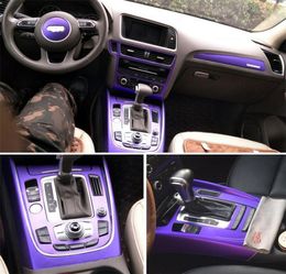 Car-Styling 3D/5D Carbon Fiber Car Interior Center Console Color Change Molding Sticker Decals For Q5 2010-20182546597