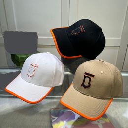 Brand designer cap high quality solid Colour letter design fashion hat match style Ball Caps Men Women Valentine Day gift Baseball Cap very nice