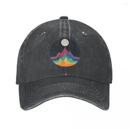 Ball Caps Whimsical Mountains Baseball Cap Trucker Hats Sports Sunscreen Boy Child Hat Women'S