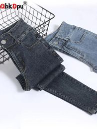 Capris Vintage High Waist Pencil Jeans Skinny Strecth Denim Pants New Woman Casual Vaqueros Spring Fall Fashion Leggings Big Size 9xl