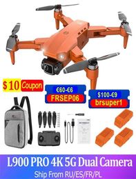 GPS L900 PRO 4K Drone With Camera FPV 5G Quadcopter Brushless 1 2KM 28min Flight RC Helicopter HD Under 250g 211027272n4946608