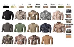 Outdoor Clothes Woodland Hunting Shooting Tactical Camo Coat Combat Clothing Camouflage Windbreaker Softshell Outdoor Jacket NO052372048