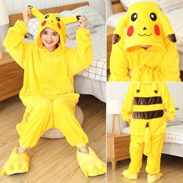 Pants Unicorn Panda Couples Pamas Sets Women Winter Cute Animal Onesies Men One Piece Cosplay Costume Suit Sleepwear Flannel Pijamas