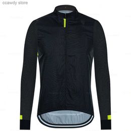 Men's T-Shirts Cycling Shirts Tops Raudax Jackets Unisex Bicycle Windproof Clothing Long Sleeve Winter Jerseys Autumn Lightweight JacketH24122