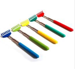 5 Colours 2068cm Stainless Steel Back Scratcher Claw Telescopic Retractable Back Scratcher Extendible Body Massager Hackle Itch St2538585