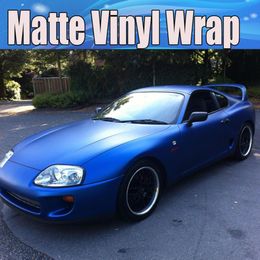 Dark Blue Matte Vinyl Auto Wrapping Foile with Air Bubble For Car Stickers FedEx Size 15230mRoll4437966