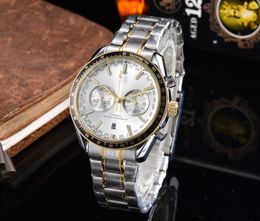Luxury men's watch High-end stainless steel watch automatic timing run second classic casual watch