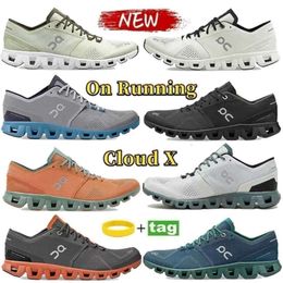 Top Quality shoes On Designer Casual X Top Shoes Men Women White Ash Alloy Grey Orange Aloe Storm Blue Rust Red Sport Sneakers Designer Mens Lace Up M