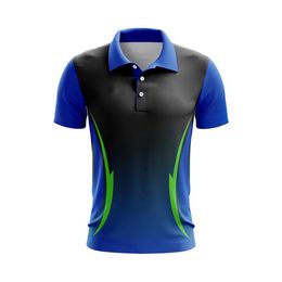 Men's Golf T-shirt Fashion Polo Shirt Badminton Breathable Sportswear Football Golf Quick Dry Sports Fitness Short Sleeves