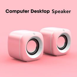 Speakers USB Computer Speaker for Laptop PC Subwoofer Wired Music Player Audio Speakers Deep Bass Sound Loudspeaker Not Bluetooth Speaker