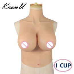 Costume Accessories I Cup Silicone Breast Fake Boobs Half Body Big Boob for Cosplay Transgender Drag Queen