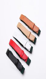 Kids Designer Belts 2021 Fashion Teenager Children Pu Knitted Belt Girls Classic Needle Buckle Waistbands Adjusted Length Elastic 3010606