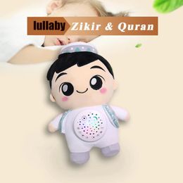 Speakers Islamic Gift for Kids Prayer Mat Set Child Toys Talking Doll Muslim Music Quran Speaker Box Player Interactive Learning Musallah