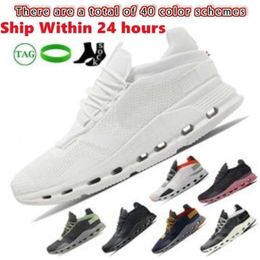 Top Quality Shoes New Onse Clouds Cloudnova Shoes Men Women Designer Sneakers Black Eclipse Demin Ruby Eclipse Rose Iron Clouds Leaf Silver Orange Tr