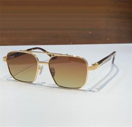 New fashion design square Polarised sunglasses 8184 exquisite metal frame retro simple generous style comfortable to wear outdoor uv400 protective glasses