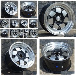 カーリムワイドリップ15インチ15x8.0 4x100合金ホイールフィットホンダドロップ配達自動車自動車部品ホイールタイヤDHSEV