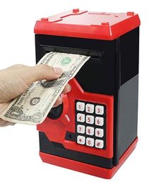 Electronic Piggy Bank Safe Money Box For Children Digital Coins Cash Saving Safe Deposit ATM Machine Birthday Gift For Kids LJ20126835238