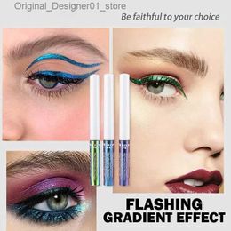 Eyeliner 1 piece of Colour shiny liquid eyeliner pearl Lustre shiny metal eye shadow lining decorative makeup paint liquid eyeliner Q240122